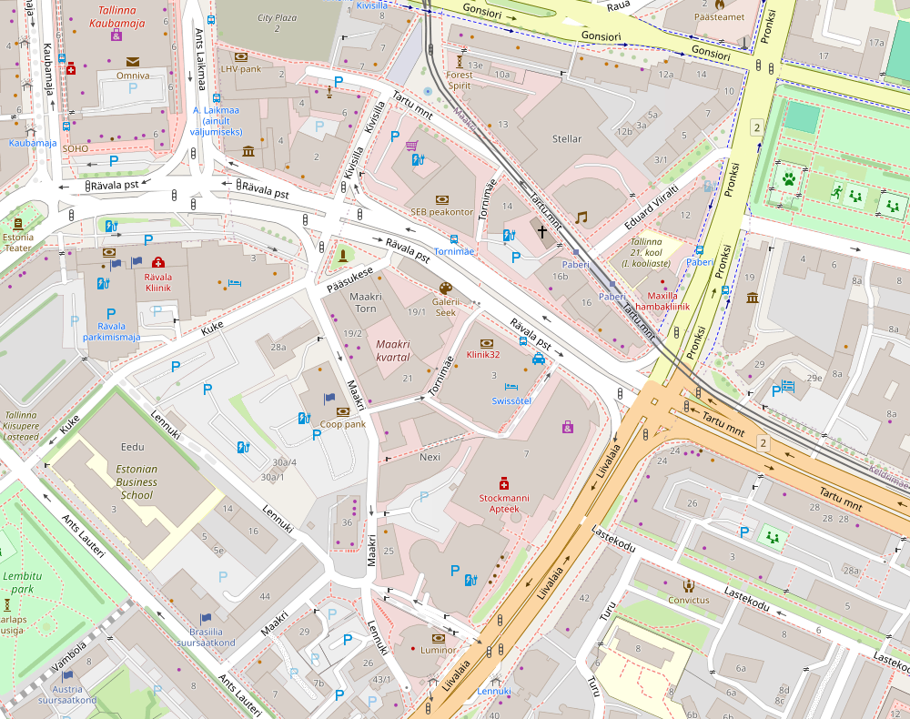 Map: Tornimäe 5, Tallinn
